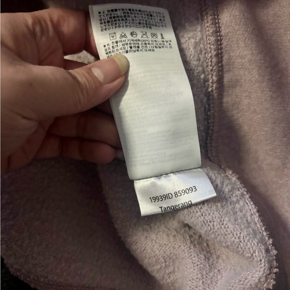 Burton Oak Crewneck Fleece Sweatshirt Mauve Heather XL Thumbholes EUC - Picture 8 of 8